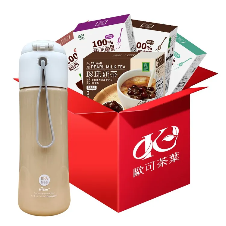 樂天歐可茶葉-雙11秒殺禮包真奶五盒組。業者提供