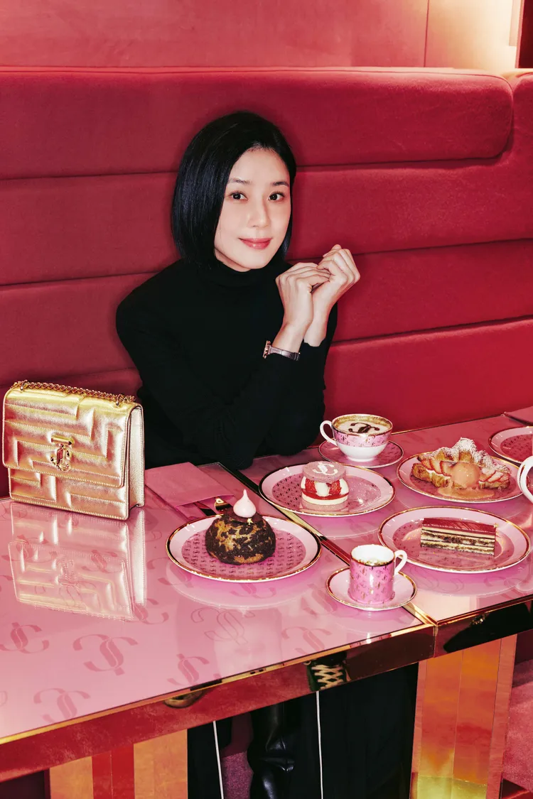 韓國女星李寶英於首爾Choo Cafe開幕派對中亮相。品牌提供