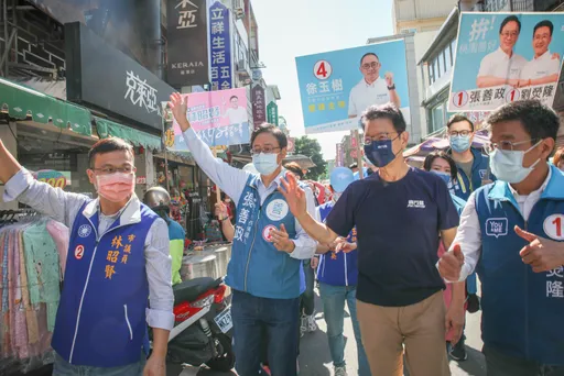 趙少康桃園陪掃街　張善政談抗中保台：綠營雙標操作假議題