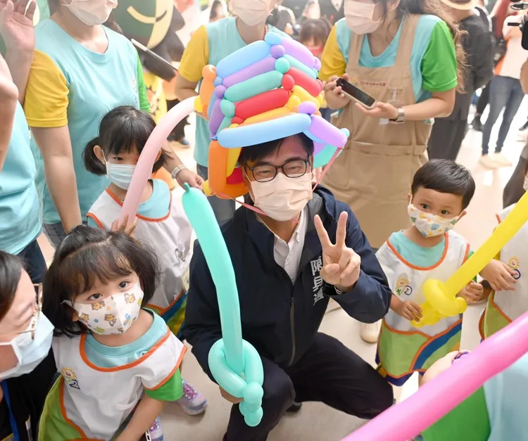 陳其邁指出，高雄市111學年度準公共幼兒園已達252間，居全國之冠。資料照片