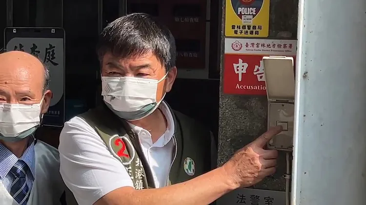 張勝智提告對手蕭美文，盼正視聽，籲請鄉親勿輕信不實言論。魏嘉良攝