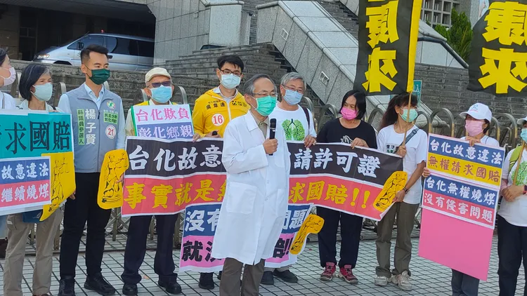 錢建文醫師說，台化彰化廠關廠後第2年，彰化PM2.5改善幅度全國最高。鮮明攝