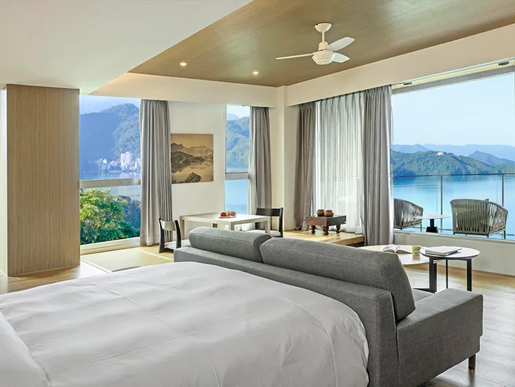 「承億文旅潭日月」以方山水獨賣套房順利取得最美房間的連霸紀錄。易遊網提供