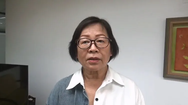 彰化縣選委會副總幹事吳淑玲。孫英哲攝