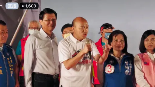 韓國瑜替謝龍介站再吐金句　「有蘇貞昌站在賴清德旁邊的感覺」