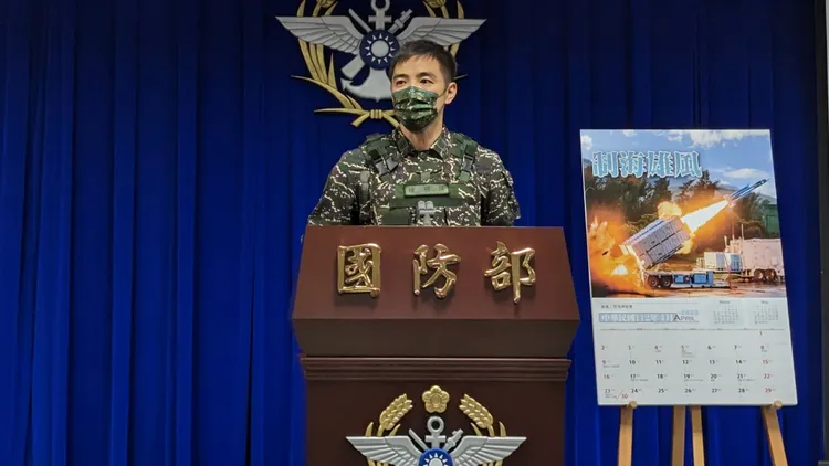 海軍海鋒大隊褚明陽士官長分享心得。蘇柏銓攝