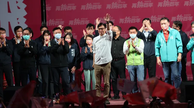 投票率全台灣都不理想，陳其邁說，會再檢討。侯昌騰攝