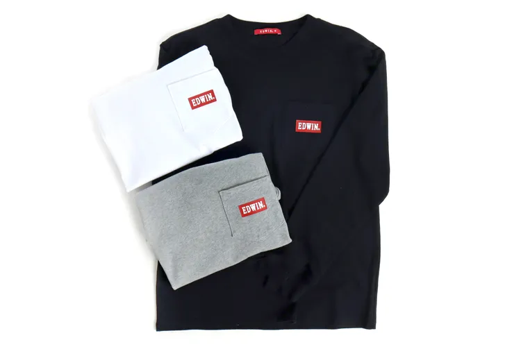 EDWIN薄棉長T，原價1980元件，特價買1送1。業者提供