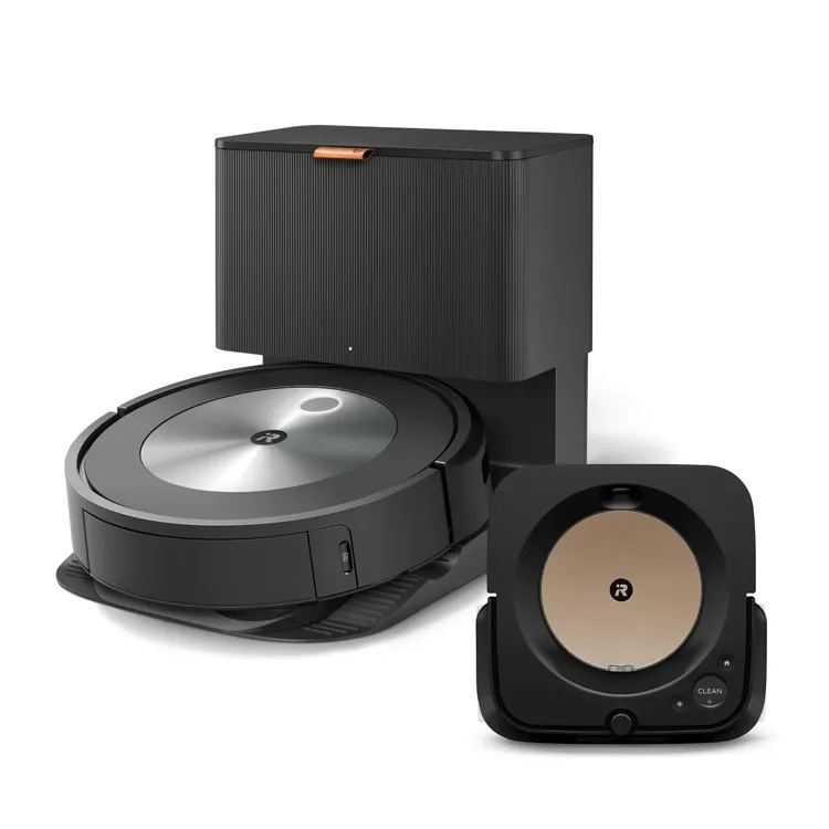 Roomba j7+AI避障自動集塵掃地機器人+Braava jet m6(黑)拖地機器人，原價7萬6760元，即日起-11/11特價4萬1111元，蝦皮購物。業者提供