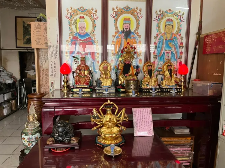 蔡姓女教師曾是這間宮廟的信徒。周庭慶攝