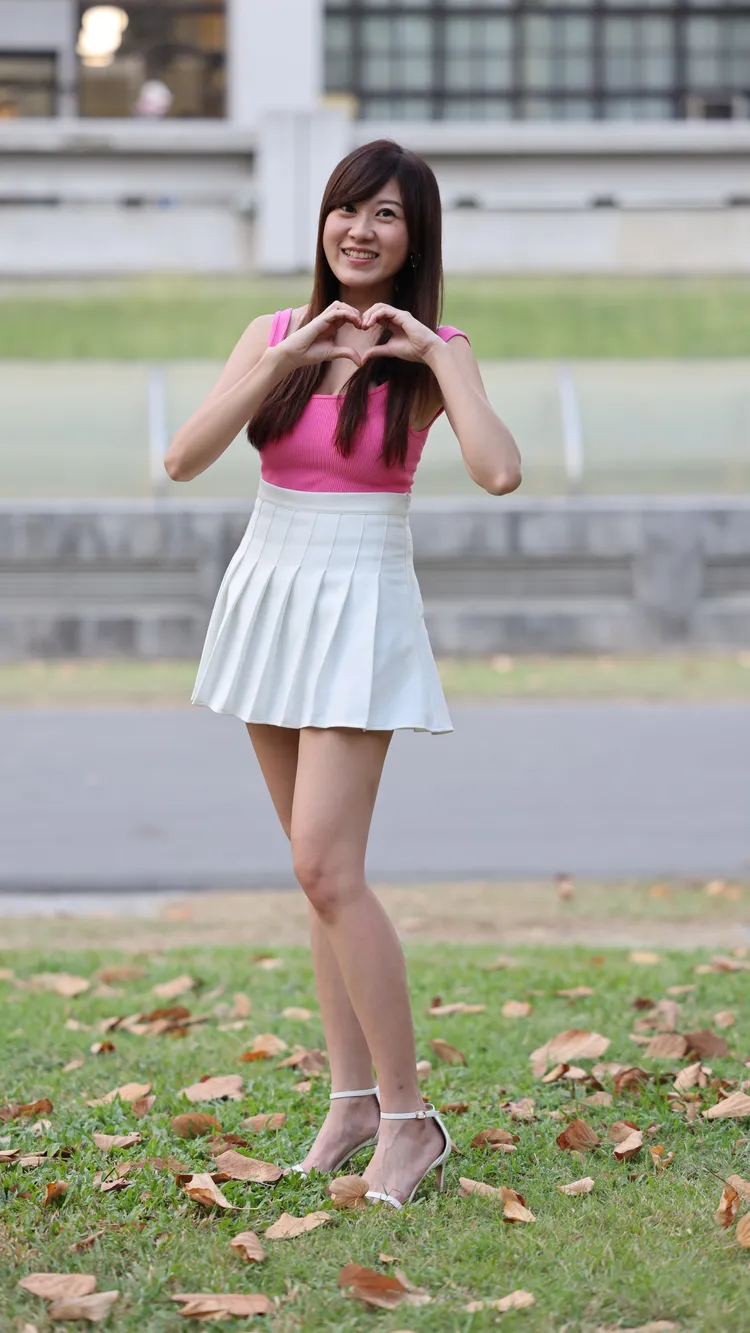 橘子個性活潑開朗也相當健談。侯昌騰攝