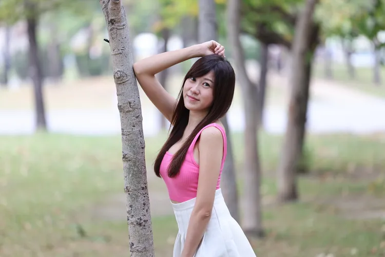 橘子拍攝過程神情相當投入。侯昌騰攝