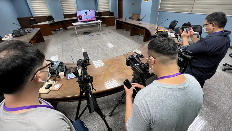 雲林縣長公辦電視政見發表會今預錄，將於16日上午十點在縣內有線電視公用頻道撥出。魏嘉良攝