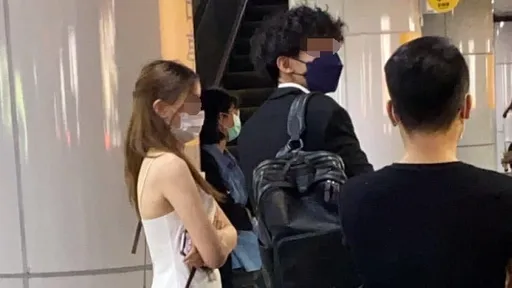 情侶等捷運！往下驚見這幕「超浪漫」　網狂喊：好男人 可以嫁了