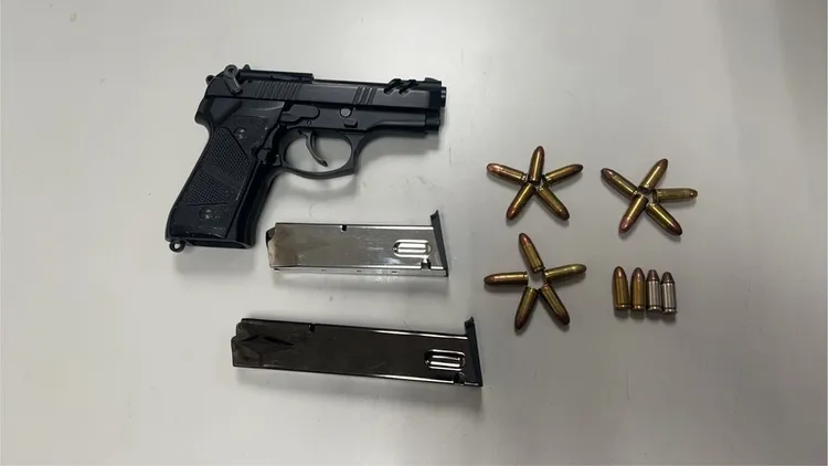 朱男行兇槍枝。讀者提供