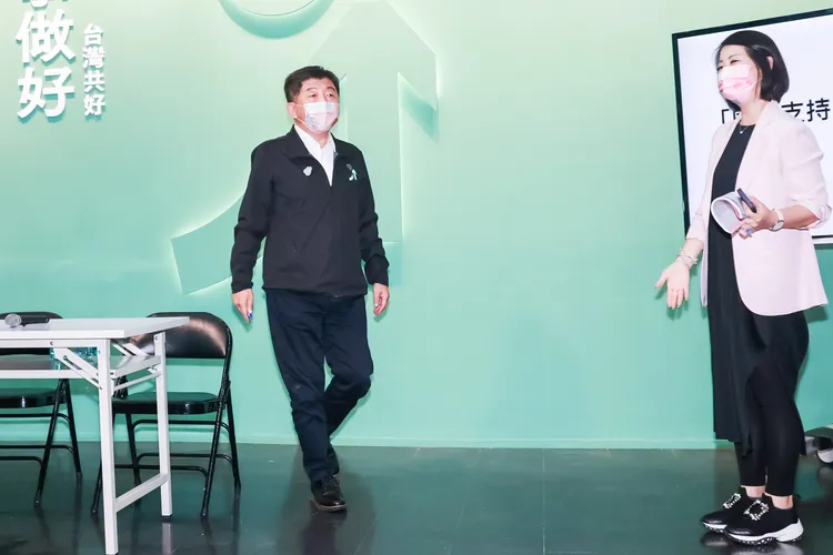 陳時中強調，應該有效運用金錢，而不是無上限募款。趙世平攝