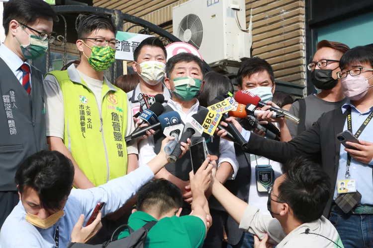 陳時中表示「抗中、抗共保台」是基本方向。朱世閎攝