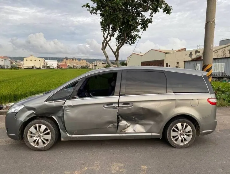 阮姓移工及同伴駕駛的休旅車。資料照片