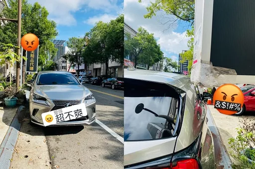 車停路邊被招牌狠刮一痕　店家還求償！網看這點研判：冤大頭很多