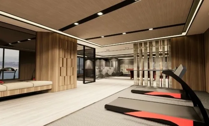 該案休閒設施多元，屬於飯店精品輕豪宅。天玉集團提供