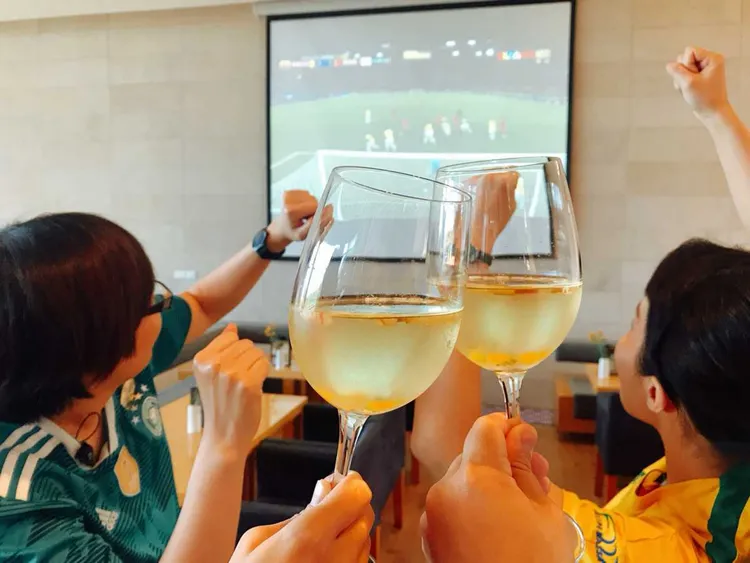 礁溪老爺搭世足熱，天天轉播精彩賽事陪伴球迷。礁溪老爺提供