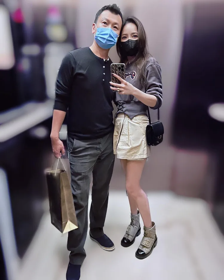 侯佩岑和老公享受兩人約會。翻攝侯佩岑臉書