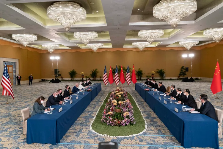 拜習會在印尼峇厘島會場。美聯社