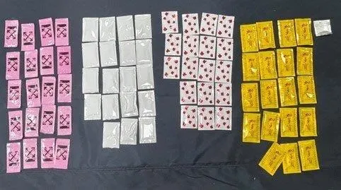 警方查獲毒品。翻攝畫面