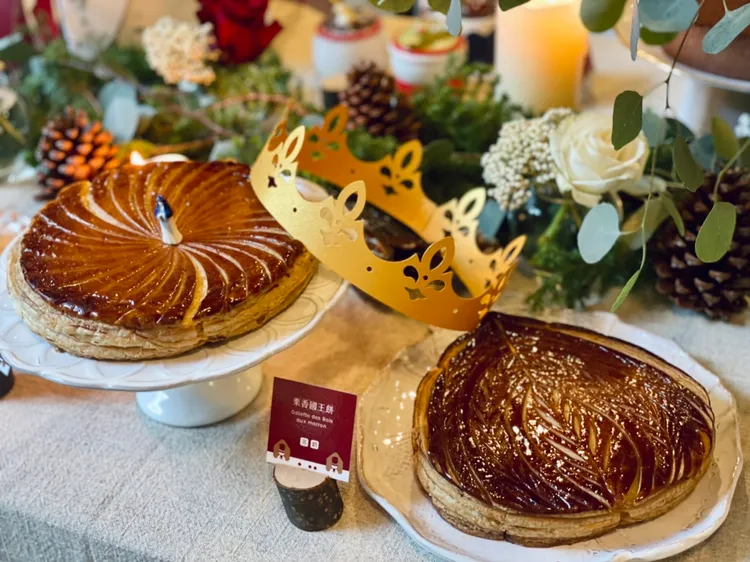 近年人氣超夯的國王餅，是法國新年全家團圓必享甜點。曾仲葳攝