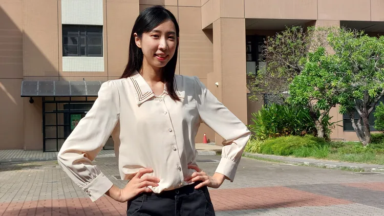 李盈盈今年代表台灣摩琳之星參加全球小姐比賽。凃建豐攝