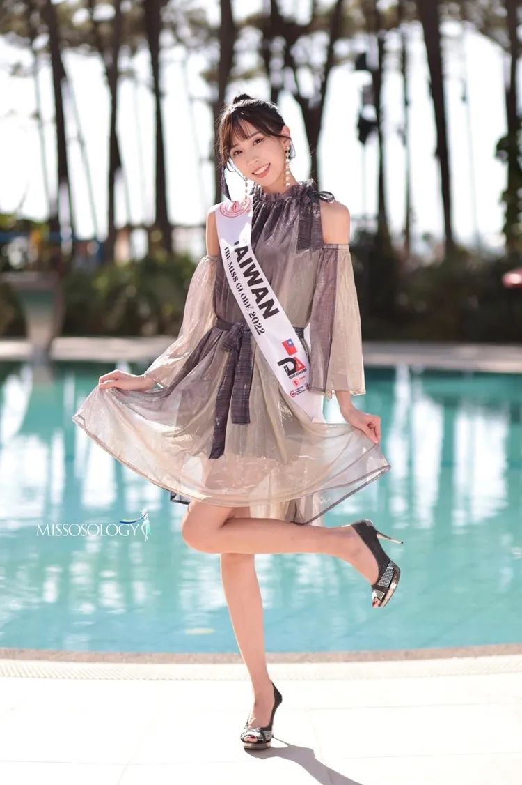 李盈盈2022年代表台灣摩琳之星參加全球小姐比賽。李盈盈提供