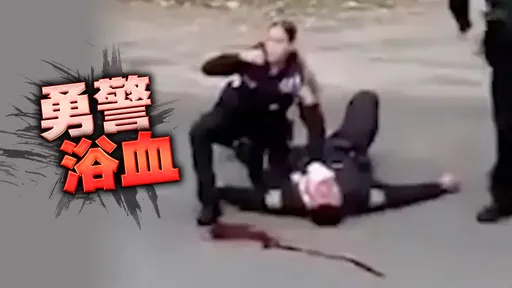 慎入！美警遇伏倒臥血泊影片曝光　嫌犯仇警1打2