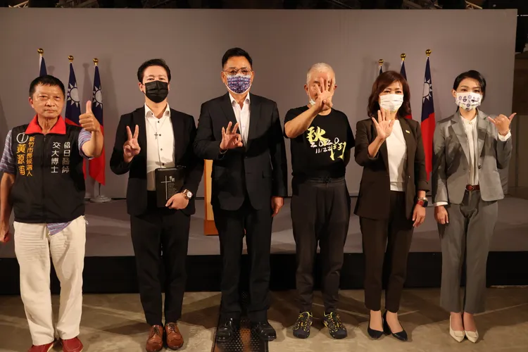 高虹安今天（21日）出席第2場政見發表會。黃羿馨攝