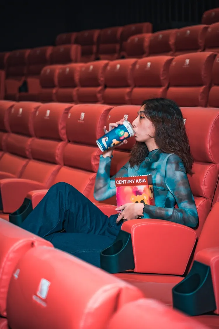 喜樂時代影城高雄總圖店周六推出自備容器「爆米花裝到滿」活動。業者提供