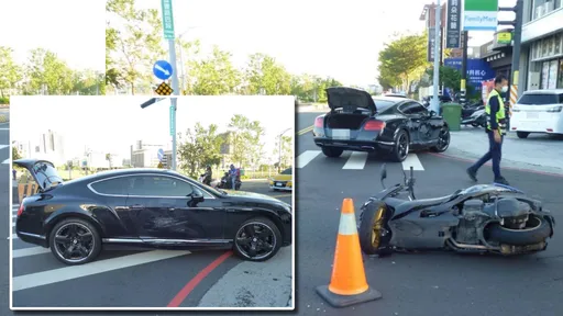 獨家|1400萬賓利違規害機車撞凹它 「一片門100萬起」騎士臉發青