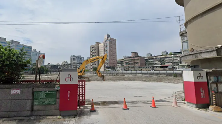 蔣萬安選前之夜場地，據悉就在前台泥松山廠。引自Google Maps