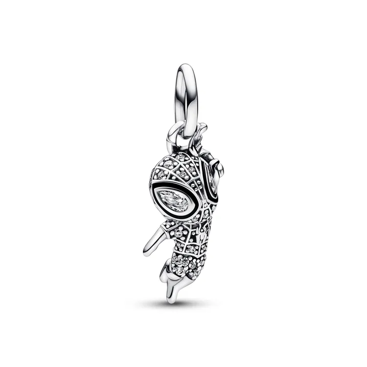 PANDORA x漫威聯名系列蜘蛛人密鑲吊墜，3280元。品牌提供
