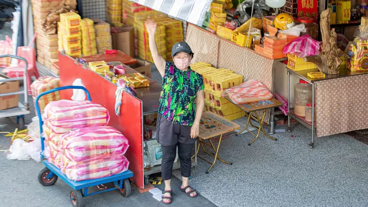 支持者熱情回應。黃偉哲競總提供