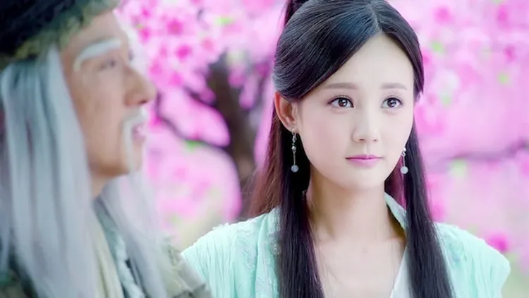 李一桐被封為「最美黃蓉」。翻攝劇照