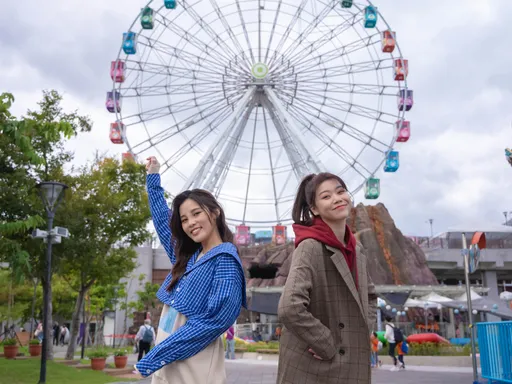 李佳歡光棍節與閨密遊兒童樂園 蔡恩雨高燒40度沒搞頭