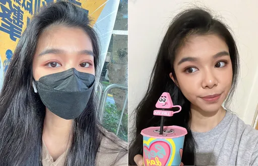 長髮正妹被緊盯!衰捲路旁情侶爭吵 她噴出「這4字」讓小倆口秒閉嘴