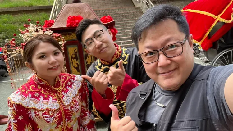 連該場婚禮的婚攝也大方分享新人的照片。攝影師提供