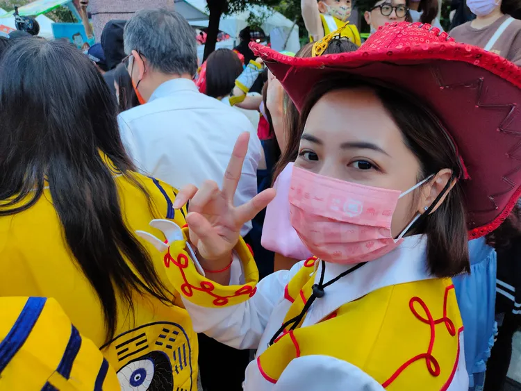 黃瀞瑩勝選了。資料照片