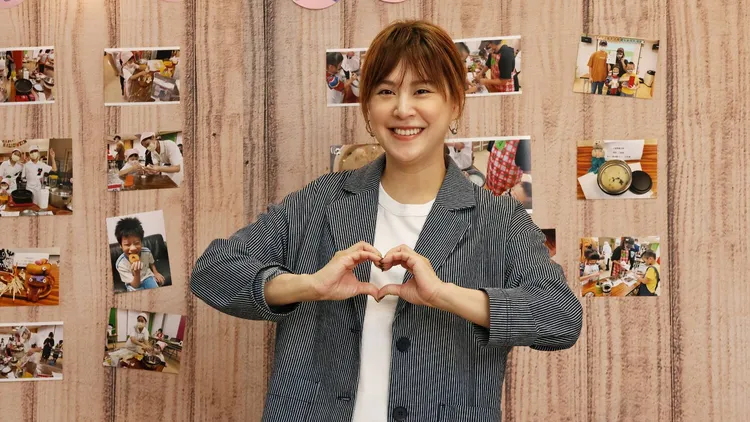 黃小柔說已經結紮，不會再生第四胎。葉志明攝