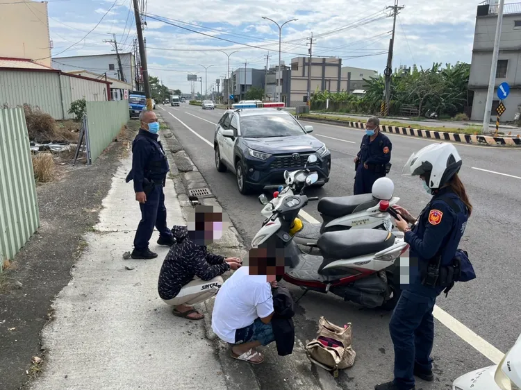 劉男和潘女被警方查獲是毒品通緝犯。讀者提供