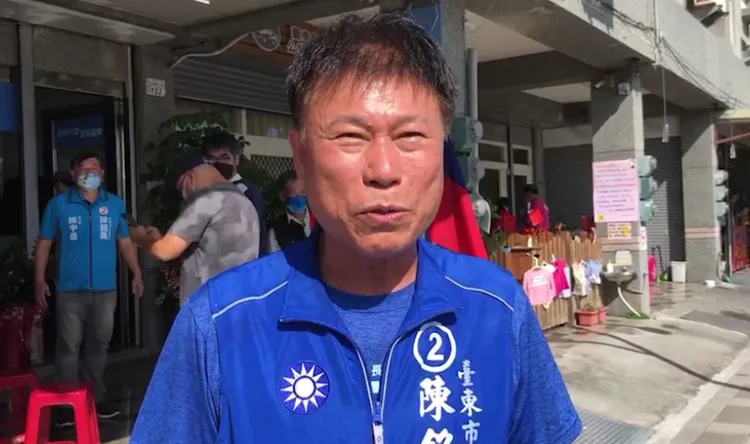 陳銘風稱馬英九是幸運之手。翻攝畫面