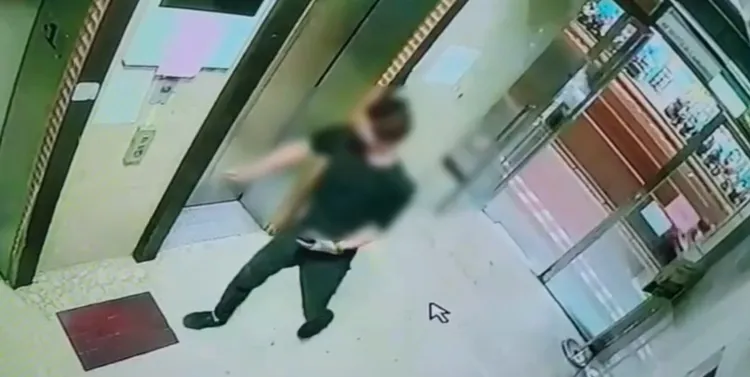 被害人入住邱嫌代訂飯店，準備出國。讀者提供