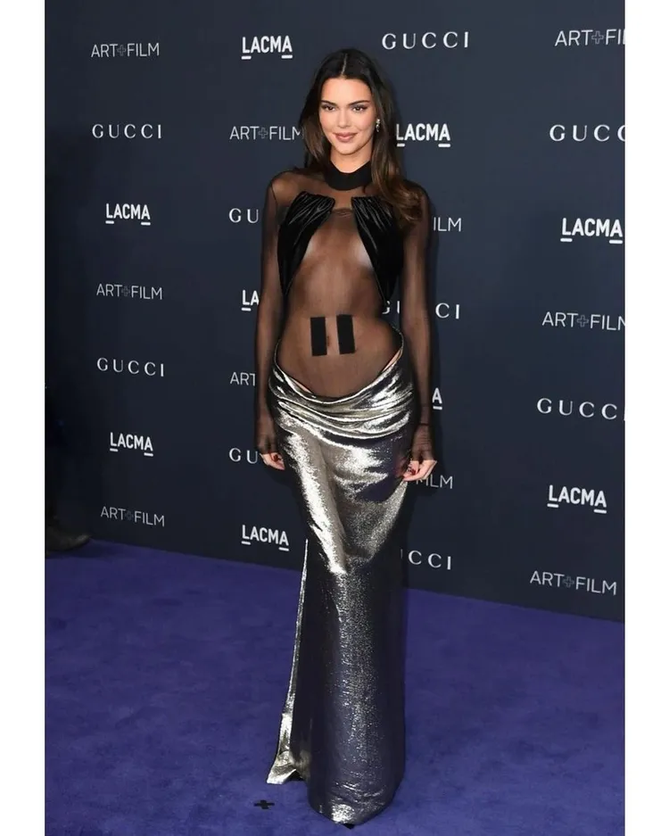 辣模肯黛兒日前出席在美國洛杉磯舉辦的LACMA Art+Film Gala（藝術與電影晚宴）。翻攝burcakyol IG