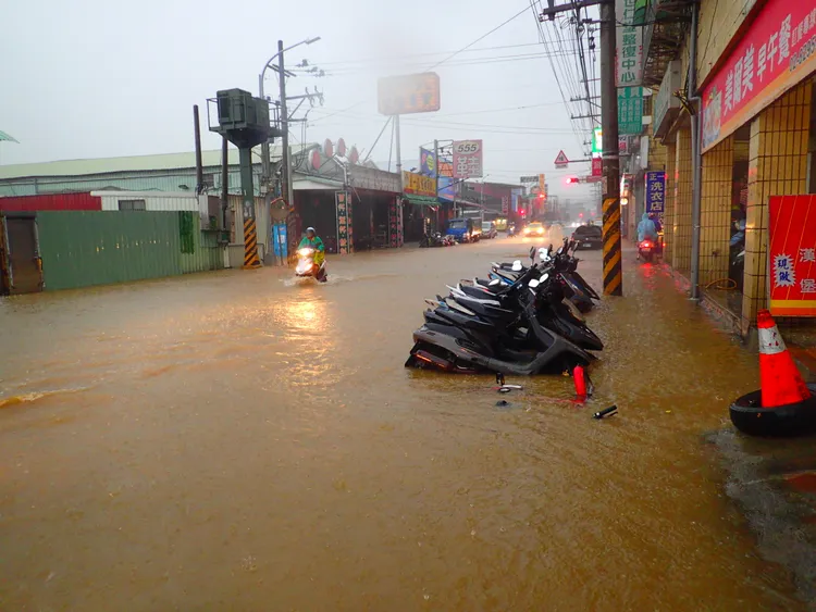 新北市府打造成洲抽水站，積極改善五股地區積淹水問題。水利局提供