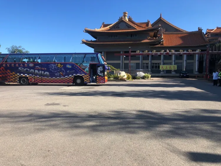 慘劇發生在台中市外埔區三清總道院停車場。讀者提供